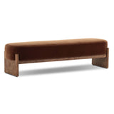 Kirby 75.5" Accent Bench, Surrey Ochre by Four Hands-Furniture - Benches-High Fashion Home