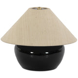 Kiyo Table Lamp, Glossy Black by Four Hands