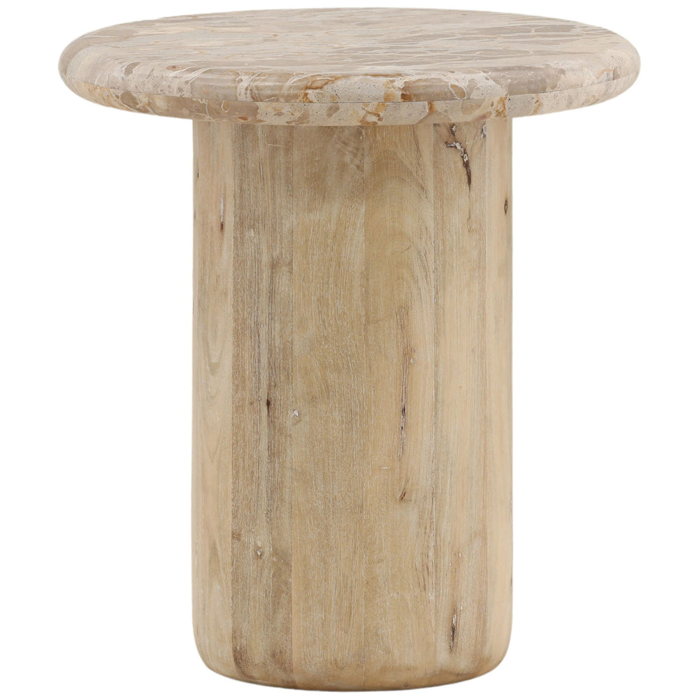Kiyomi Side Table, Beige
