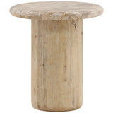 Kiyomi Side Table, Beige