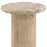 Kiyomi Side Table, Beige