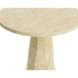Kliff Bar Table, Travertine Look