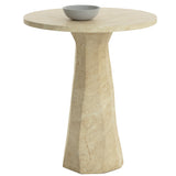 Kliff Bar Table, Travertine Look
