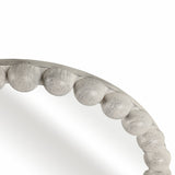 Knobby Arch Mirror, White-Accessories-High Fashion Home