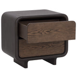Koa Nightstand, Dark Brown