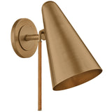 Kobe Wall Sconce, Patina Brass