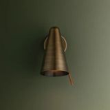 Kobe Wall Sconce, Patina Brass