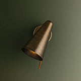 Kobe Wall Sconce, Patina Brass