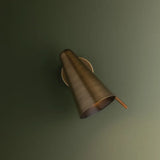 Kobe Wall Sconce, Patina Brass