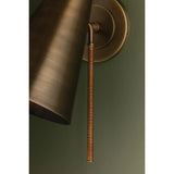 Kobe Wall Sconce, Patina Brass