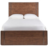 Koda Panel King Bed, Medium Brown-Furniture - Bedroom-High Fashion Home