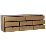 Kodo 8 Drawer Dresser, Light Brown Oak by Four Hands