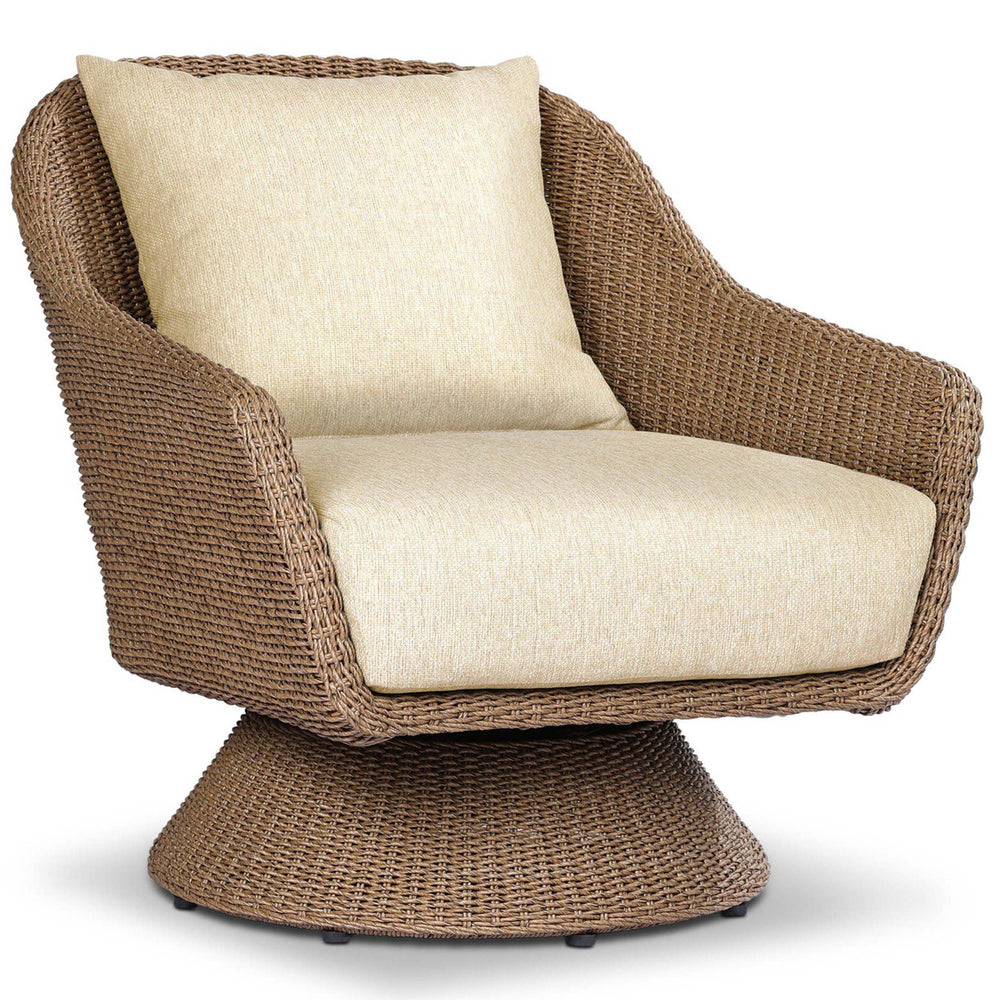 Koe Outdoor Chair, Faux Dark Hyacinth/Ellor Beige by Four Hands