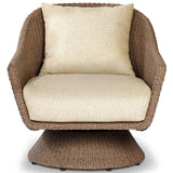 Koe Outdoor Chair, Faux Dark Hyacinth/Ellor Beige by Four Hands