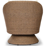 Koe Outdoor Chair, Faux Dark Hyacinth/Ellor Beige by Four Hands