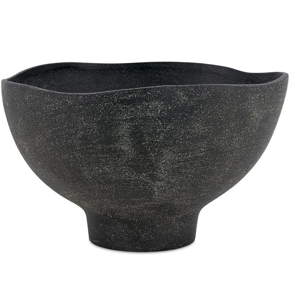 Komorebi Outdoor Bowl, Matte Black-Accessories-High Fashion Home