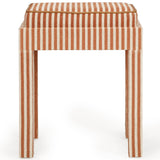 Kora Accent Stool, Terracotta-Furniture - Chairs-High Fashion Home