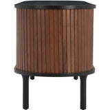 Koriana Entertainment Stand, Black-Furniture - Storage-High Fashion Home