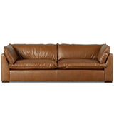 Kosa 108" Leather Sofa, Sonoma Chestnut by Four Hands