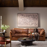 Kosa 108" Leather Sofa, Sonoma Chestnut by Four Hands