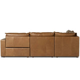 Kosa Power 5 Piece Leather Sectional, Sonoma Chestnut by Four Hands