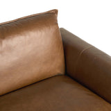 Kosa Power Recliner 3 Piece Leather Sectional, Sonoma Chestnut by Four Hands