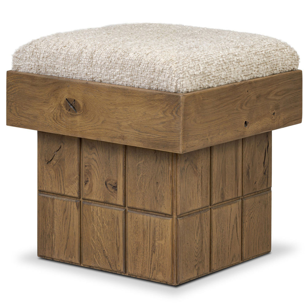 Kubi Accent Stool, Ivan Stone by Four Hands