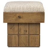 Kubi Accent Stool, Ivan Stone by Four Hands