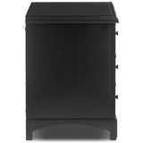 Kurk Nightstand, Black by Four Hands-Furniture - Bedroom-High Fashion Home