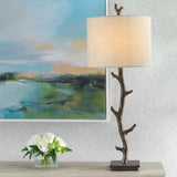 Kyler Table Lamp, Dark Bronze-Lighting-High Fashion Home