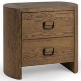 Kyrie 2 Drawer Nightstand, Tawny Brown-Furniture - Bedroom-High Fashion Home