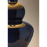 Dumont Table Lamp, Aged Brass/Ceramic Egyptian Blue
