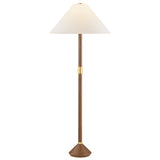 Merrimarck Floor Lamp, Aged Brass