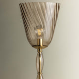 Bleecker Floor Lamp, Aged Brass