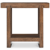 Tomas Rectangular Side Table, Marrom