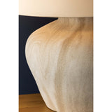 Allards Table Lamp, Aged Brass/Ceramic Watercolor Sand