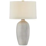 Elk River Table Lamp, Aged Brass/Ceramic Frist Grey Crackle
