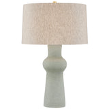 Heathway Table Lamp, Aged Brass/Ceramic Hazy Jade