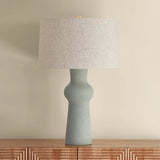 Heathway Table Lamp, Aged Brass/Ceramic Hazy Jade