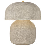Leetown Table Lamp, Aged Brass/Ceramic Inked Crackle