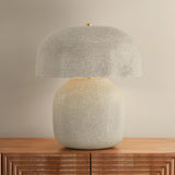 Leetown Table Lamp, Aged Brass/Ceramic Inked Crackle