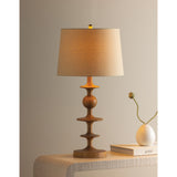 Jefferson Height Table Lamp, Aged Brass