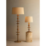 Jefferson Height Table Lamp, Aged Brass