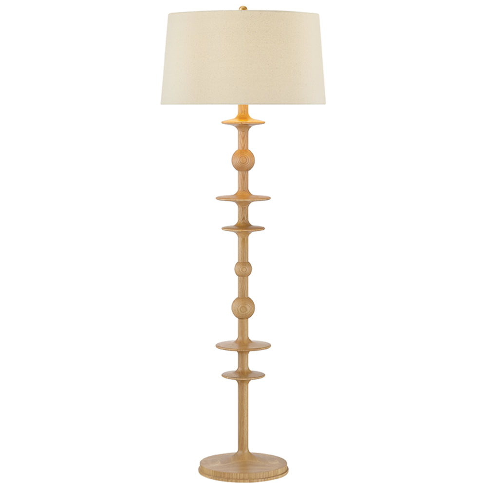 Jefferson Height Floor Lamp, Aged Brass