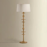 Jefferson Height Floor Lamp, Aged Brass