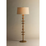 Jefferson Height Floor Lamp, Aged Brass