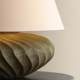Arlin Short Table Lamp, Patina Brass