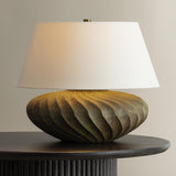 Arlin Short Table Lamp, Patina Brass