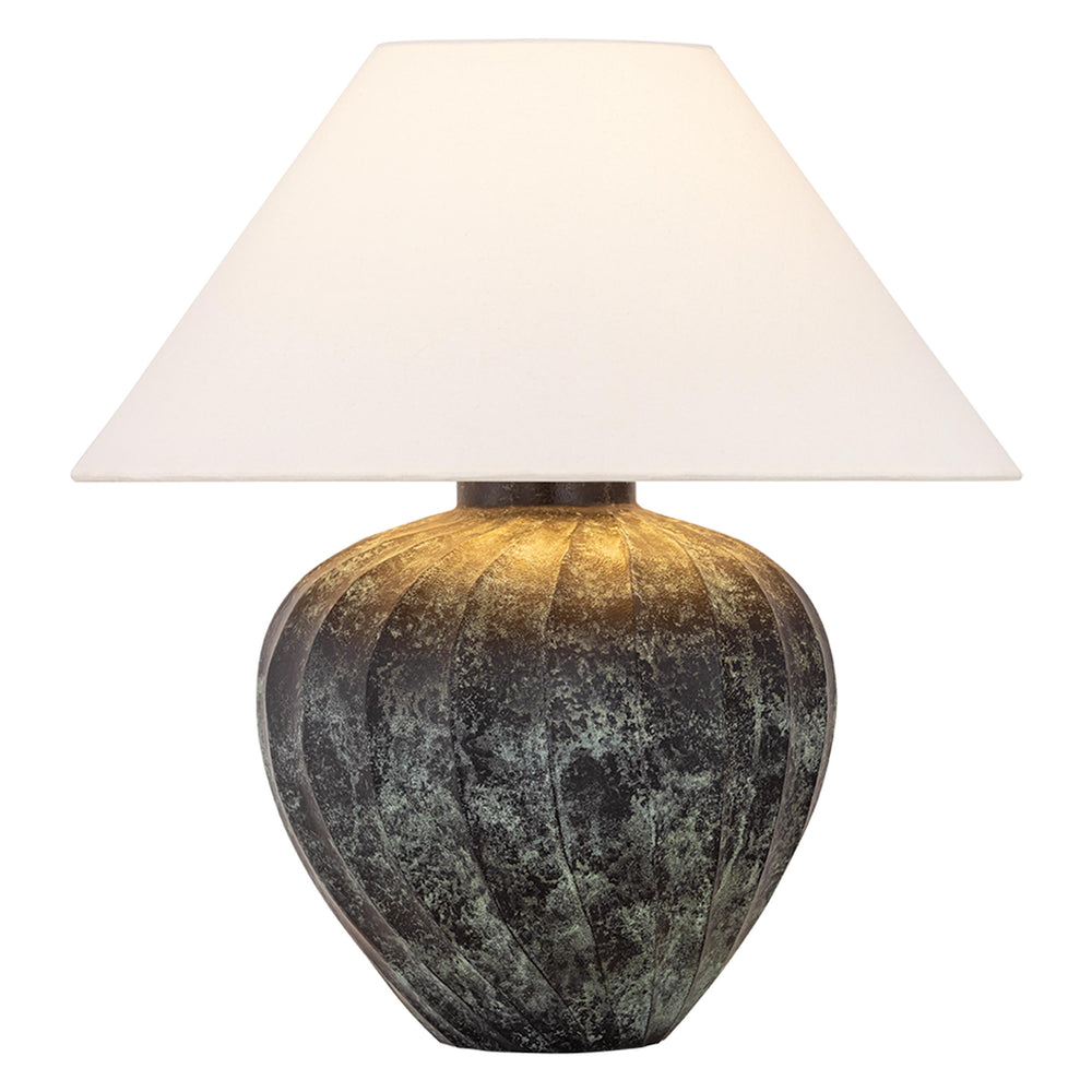 Arlin Table Lamp, Patina Brass