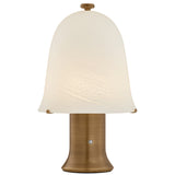 Kipps Rechargeable Table Lamp, Patina Brass
